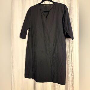 Women’s black midi dress